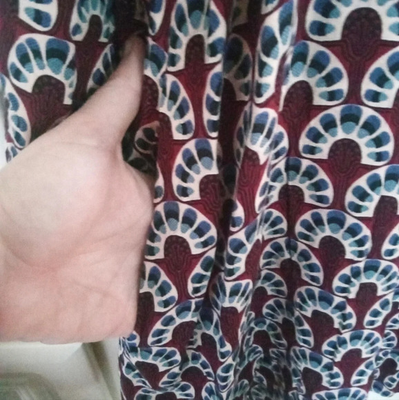 Entro Mod Print Tunic Top‎ / Mini Dress Long Sleeve W/ Pockets Size Medium - Picture 8 of 10